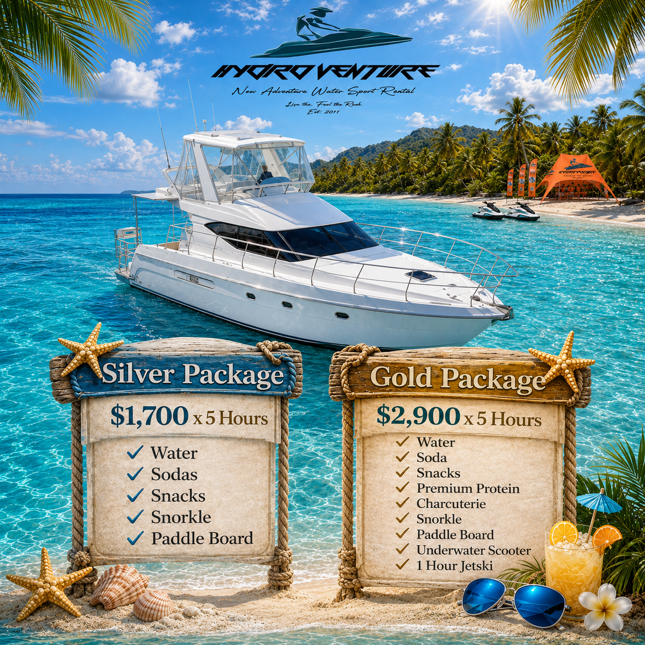 Hydroventure Yatch Trip